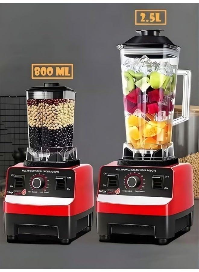 خلاط كهربائي مع مطحنة حبوب متعدد الوظائف سعة 2.5 لتر قابل للتعديل - Image 2